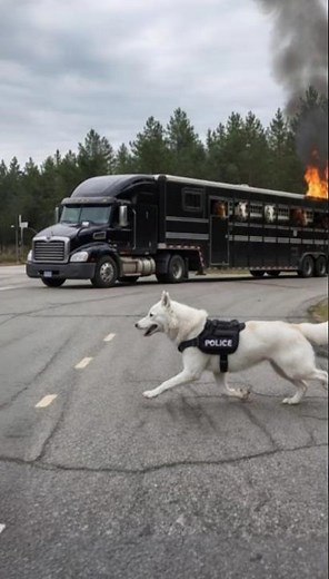 Brave Dog’s Warning Saves Human from Disaster #dogs #rescue #animals