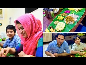 Onam 2020 with Family | Onam Sadhya preparation | Vegetarian dishes