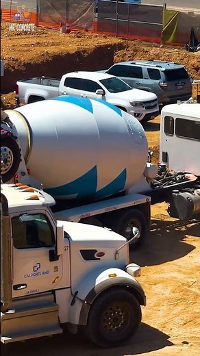 Concrete Ready-Mix Trucks Backing Up!