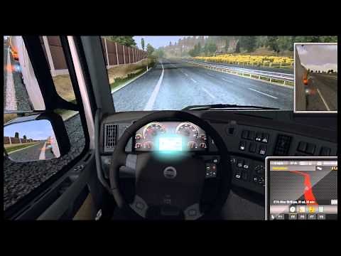 (PC) Euro Truck Simulator 2: How to get smooth steering settings [1080p]