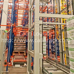 [Hot Item] Smart Design High Density Automated 4 Way Shuttle Asrs Warehouse Storage Rack with Pallet Lift