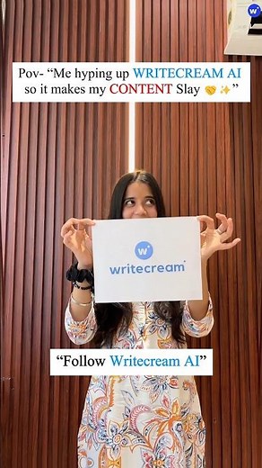 POV: I Always Choose Writecream AI ✨ | The Secret to Effortless Content Creation 🤝