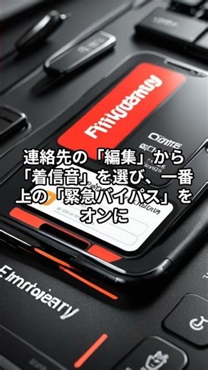 マナーモードを貫通！大切な人の電話だけ確実に取るための神設定。 #iPhone #便利機能 #防災 #ライフハック #スマホ