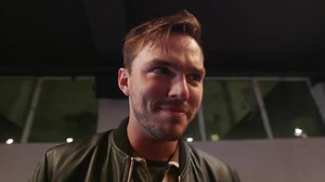 Nicholas Hoult, Jenna Coleman and Amber Anderson at Burberry LFW