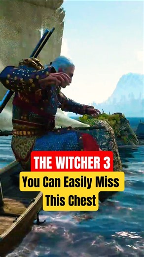 You Can Easily Miss This Chest - The Witcher 3 #shorts #thewitcher
