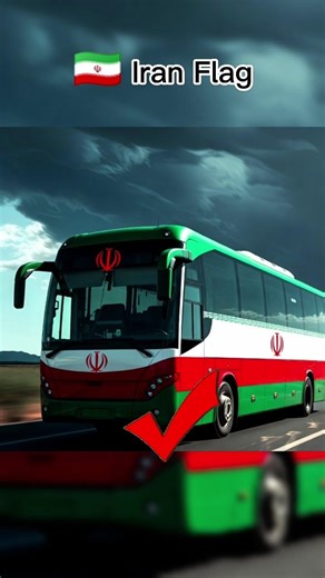 10 Countries Flag Buses 🚌🌍 | Amazing Flag Design Vehicles | AI Cinematic 4K”