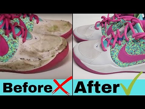 Soak Your DIRTY SHOES 😮 in This and WATCH THEM TURN WHITE AGAIN