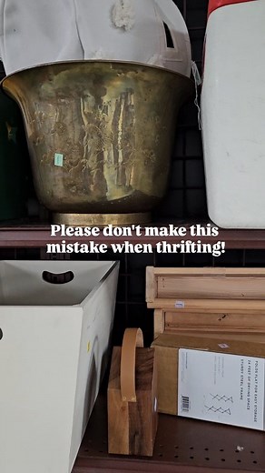 140 reactions | Please don't make this mistake when thrifting! Don't...