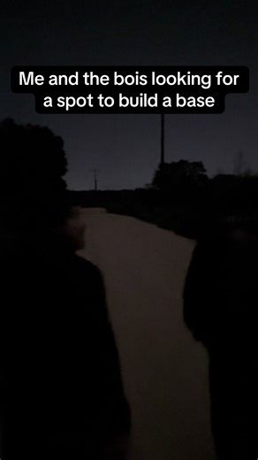 Looking for the perfect spot to build our Minecraft base. Night time hiking is fun. #minecraft #game #hike #night #adventure