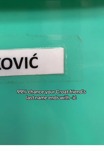 Understanding Croatian Last Names Ending in -ić