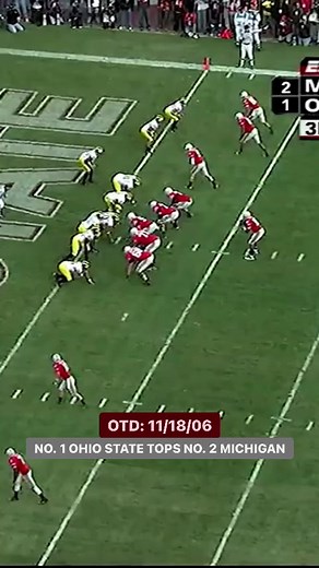 #OTD in 2006, Ohio State beat Michigan in a historic matchup to take the Big Ten and make the national title game. | Big Ten Network