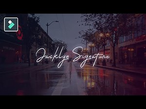 Filmora Handwriting Intro Tutorial || Turn your Signature into Intro