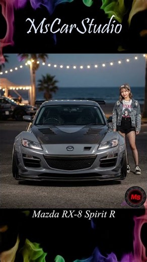 マツダ RX-8 Spirit R レーシングカスタム JDM #mazda #13b #rx8 #jdm #rx8 #rotary #ai #widebody #mscarstudio