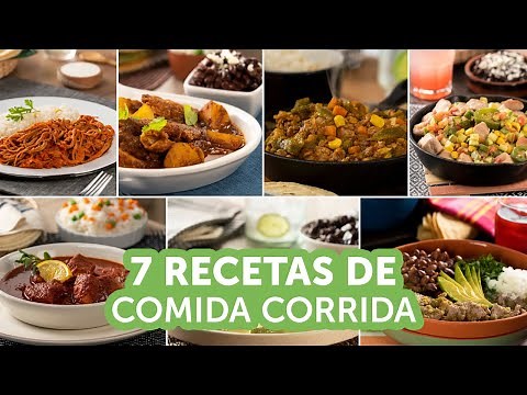 7 recetas de comida corrida | Kiwilimón