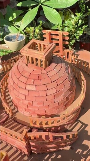 A Miniature Sanchi Stupa Replica Crafted with Devotion & Green Art#shorts