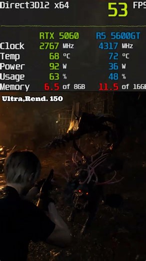 LOBO SAFADO #rtx5060 #gamer #5600gt #testgamer#pc #residentevil #residentevil4remake