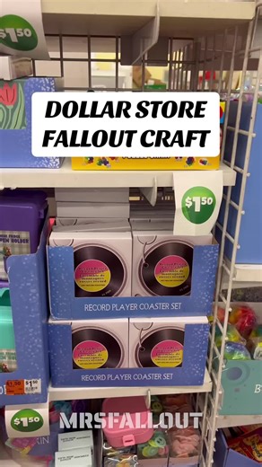 Crafting Fallout New Vegas Coasters from Dollar Store Finds