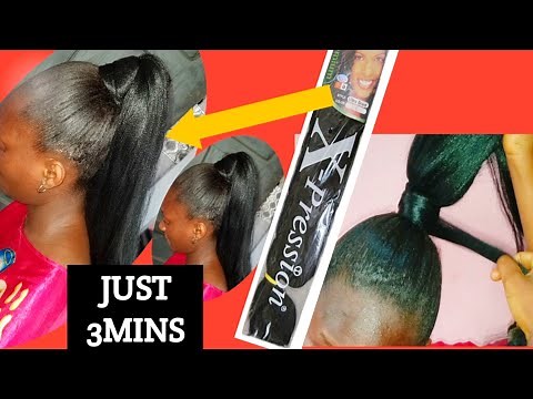 😱WOW/How To Make Ponytail/Packing gel Hairstyle With attachment