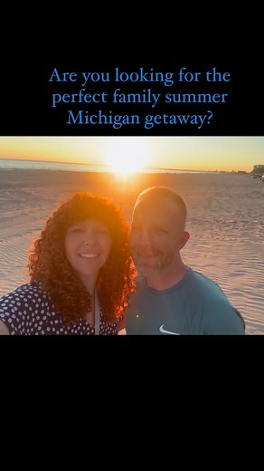 Looking for the perfect laid-back Michigan summer getaway? My family and I just enjoyed this charming spot! One of the perks of being a hairstylist is I have some amazing clients! This airbnb belongs to one of them!🌞 Just blocks from Lake Michigan, this cozy Airbnb sleeps six and offers everything you need for an unforgettable family vacation! 🏡 Enjoy evenings by the campfire, a private tiki bar, long walks on the beach and challenge each other to games of pickleball. 🎾 When night falls, sett