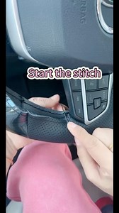 How to start the stitch 🪡 #steeringwheelcover #sewing #stitch #tutorial #Tips #cars #interiordesign #diy | MaxSpeeding