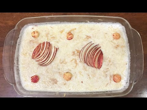 Easy and tasty Apple pudding recipe..
