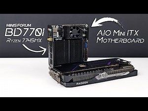 This All-New Mini ITX Has A Powerful Built In AMD Zen 4 CPU! BD770i Hands On