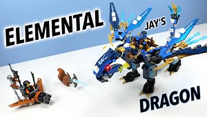 Lego Ninjago Jay's Elemental Dragon Set 70602 Fast Build Review