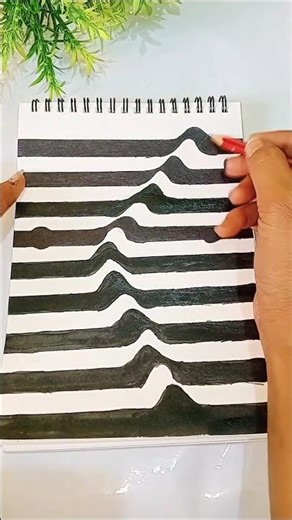 Easy 3D Drawing Tutorial//Relaxing Art ✍🏻#viral #3d #drawing #relaxing