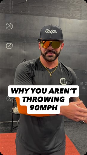 If you’re a 14–16 year old pitcher and you’re trying to air it out every bullpen just to hit a new velocity PR, you’re doing it wrong. You’re not building real pitching velocity, you’re building bad habits and risking injury. Use code “CHIPS” for 25% off Triple Crown Jewelry👑 You’ll throw harder naturally as your body matures, but if you can’t control your pitches or move weight in the gym, that’s why your velo isn’t climbing. You can’t expect to hit 86–90 mph when you can’t pick up 375 pounds 
