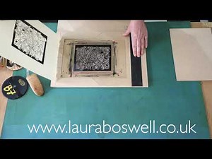 Reduction Lino with Laura Ep 18 , No Press Registration Device for Table Top Printing