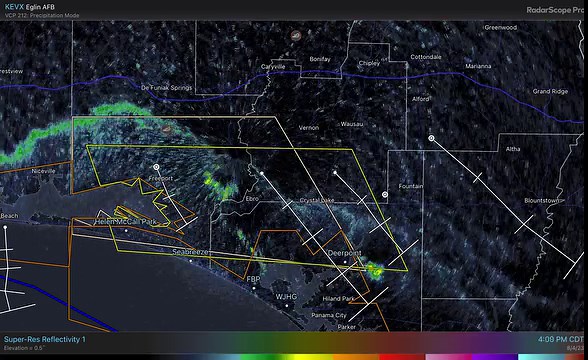 4 comments | Lots to watch on radar… outflow boundaries and the seabreeze interacting. Now a new outflow boundary coming from the storms that are moving toward the coast. Stay weather aware until the storms pass. | Chris Smith | Facebook