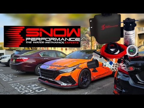 snow performance stage2.5 kit on Elantra N Q50 calls me out roll