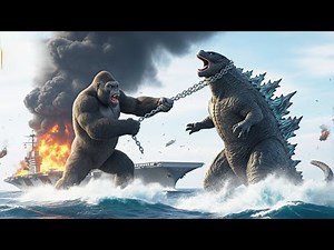 When Titans Collide: Kong vs Godzilla Cinematic Fight! 2025