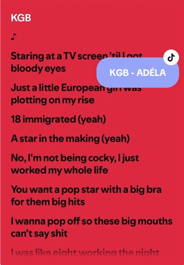 KGB - ADÉLA Official Lyrics