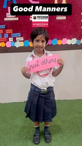 Teaching good manners through actions! ⭐ Our students at Presidium/ Mother’s Pride School, Bahadurgarh, participated in an engaging activity where they showcased the power of polite words like ‘Thank You,’ ‘Please,’ ‘Sorry,’ and ‘Excuse Me.’ Through acts of greeting, helping, and showing respect, they learned the importance of kindness and respect in everyday life. 🌟 Let’s raise a generation that values courtesy! Mother’s Pride/Presidium School, Bahadurgarh. Contact : 8398839825 #goodmanners #m