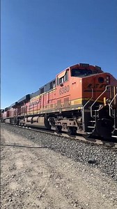 BNSF 5884 leads a SB stack train!