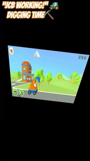 JCB Excavator in Action! 🚜 | Satisfying Construction Game Animation”