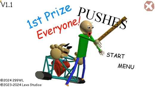 【Baldi's Basics Mod】第一名可以推动所有人!