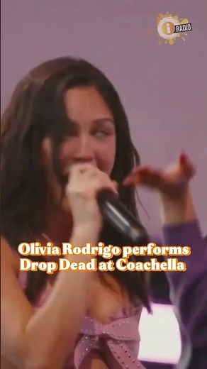 Olvia Rodrigo performs Drop Dead at Coachella
