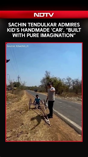Sachin Tendulkar Admires Kid's Handmade 'Car', "Built With Pure Imagination"