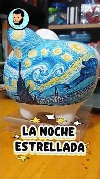 La Noche Estrellada del Gran Vincent Van Gogh#lanocheestrellada #vangogh #art #canvas #oleo