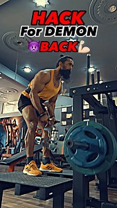 31 reactions | HACK for a DEMON BACK Try this killer bent-over...