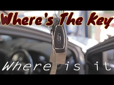 Where's the key where is it.. (mondeo, fiesta, kuga, cmax, focus )