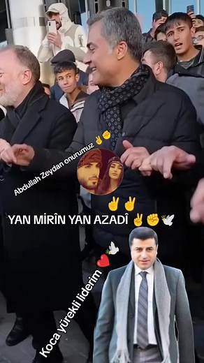 #yasamakdirenmektir✌️✊💚☀️💛🕊️ #selehattindemirtaş #kocayurekliliderim☝️❤️🕊️✌️✊✊ #abdulllahzeydanhalkıniradesidir✌🏼☀️🇨🇲 #zeydanonurumuz✌️🕊️✌️🕊️✌️🕊️✌️🕊️ #halay #irade #kayyumahayir✌️✊☀️ #
