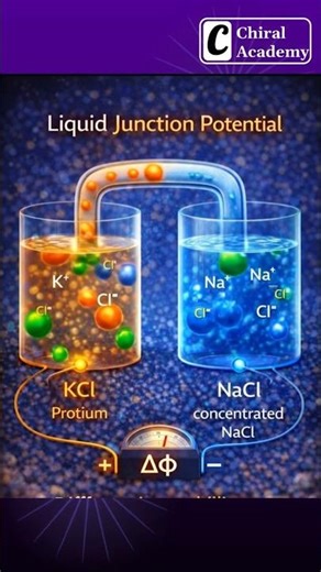 Liquid Junction Potential ........csir net chemical science #chiralacademy