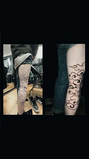 Traditional cloud tattoos #tattoo #tattoofun #tattoodesigns