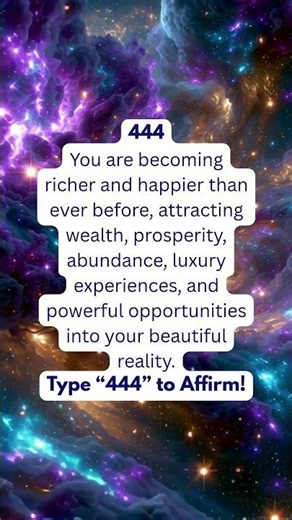 Seeing Angel Number 444 Means Blessings #AngelNumber