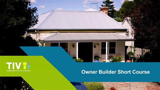 Want to be an Owner Builder? TIV offers a short course to get you there! Take charge of building on your own land, from getting your permit to keeping everything up to code. Learn what’s expected, stay compliant, and tackle your build with confidence! The best thing about becoming an owner builder is you can cut overall project costs by up to 25%... Call us today to chat to our team about the details on: 9399 9511. #OwnerBuilder #OwnerBuilderCourse #BuildWithConfidence #tiv RTO 21920 CRICOS 0391