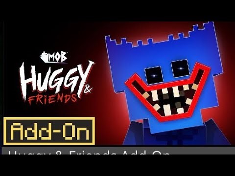Surviving 10 days on Minecraft PE edition with the huggy wugy mod