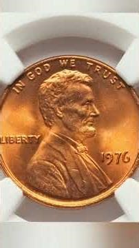 RARE 1976 PENNY VALUE #trending #coin #treasure #money #numismatics #penny #shorts